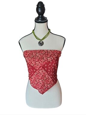 Altar'd State Jasmin Patchwork Bandana Top Small